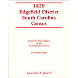 1820 Edgefield District, South Carolina Census