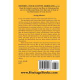History of Cecil County, Maryland back cover