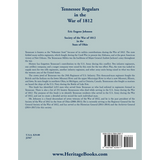 Tennessee Regulars in the War of 1812 back cover