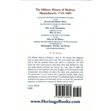 The Military History of Medway, Massachusetts back cover