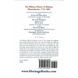 The Military History of Medway, Massachusetts back cover
