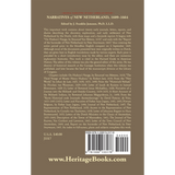 Narratives of New Netherland, 1609-1664 back cover