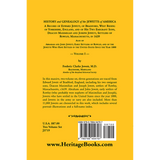 History and Genealogy of the Jewetts of America, Volume 1 back cover