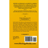 History and Genealogy of the Jewetts of America, Volume 2 back cover