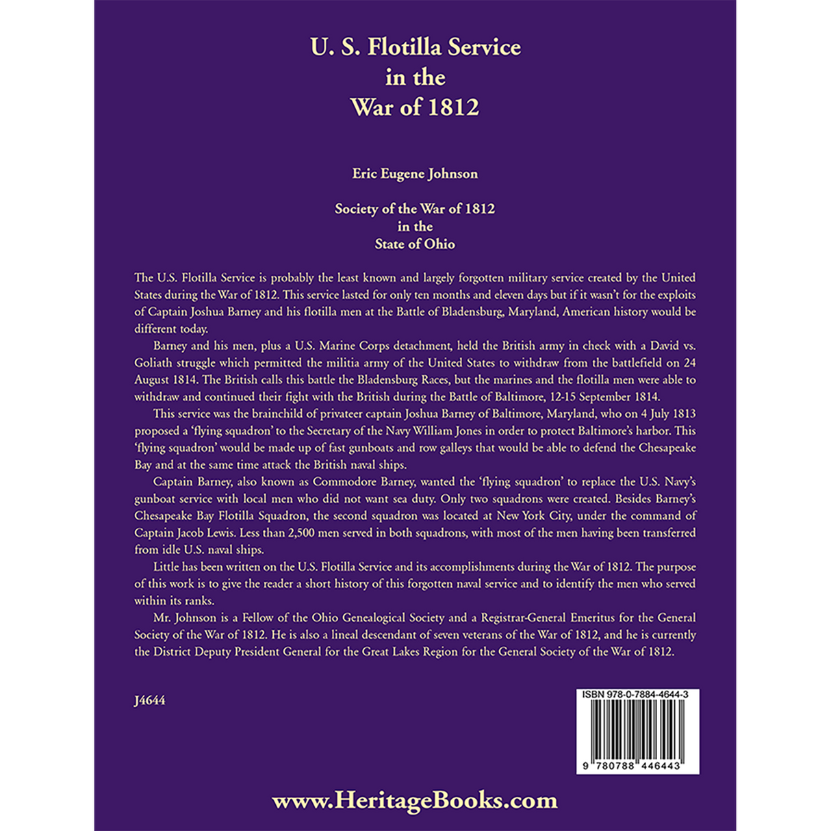 U. S. Flotilla Service in the War of 1812