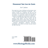 Monumental Tales from the Ozarks back cover