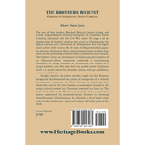The Brothers Bequest: Germans in Charleston, South Carolina back cover