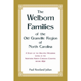 The Welborn Families of the Old Granville Region of North Carolina