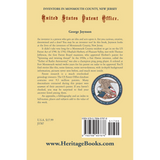 Inventors in Monmouth County, New Jersey, United States Patent Office back cover