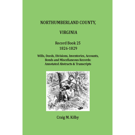 Northumberland County, Virginia Record Book 25, 1826-1829