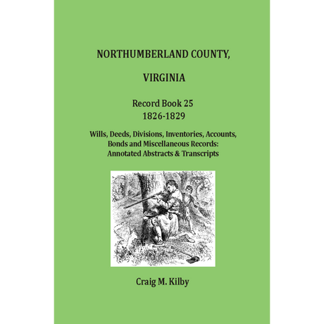 Northumberland County, Virginia Record Book 25, 1826-1829