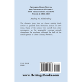 Obituaries, Death Notices and Genealogical Gleanings from the "Saugerties Telegraph", Volume 2: 1853-1860 back cover