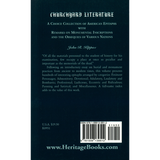Churchyard Literature: A Choice Collection of American Epitaphs, with Remarks on Monumental Inscriptions and the Obsequies of Various Nations back cover