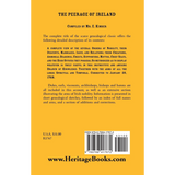 The Peerage of Ireland back cover