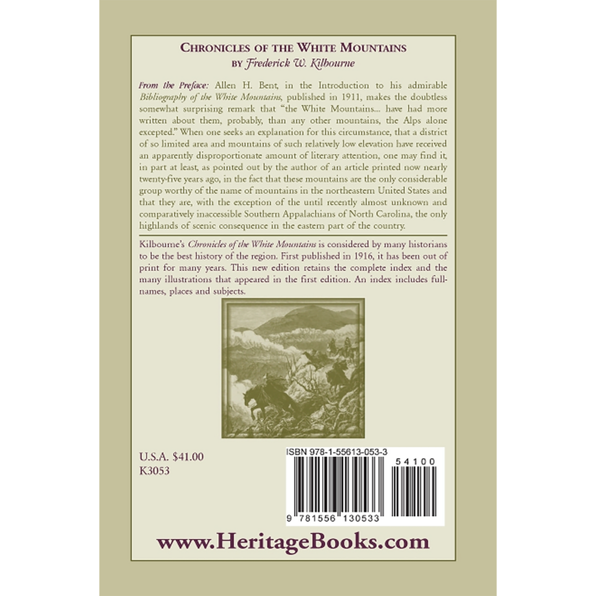 Chronicles of the White Mountains back cover
