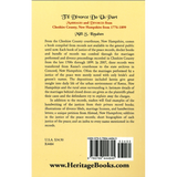 'Til Divorce Do Us Part: Marriages and Divorces from Cheshire County, New Hampshire from 1776-1899 back cover