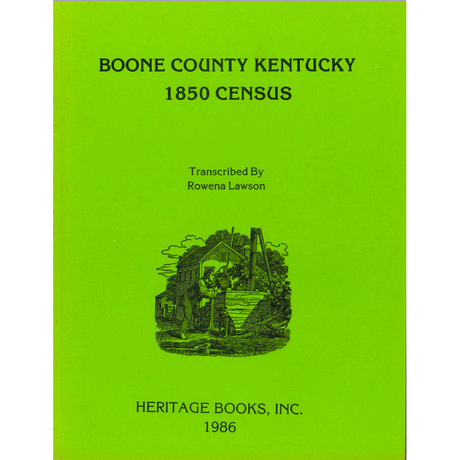 Boone County, Kentucky 1850 Census