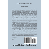 A Crocker Genealogy back cover
