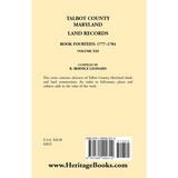 Talbot County, Maryland Land Records: Book 14, 1777-1784 back cover