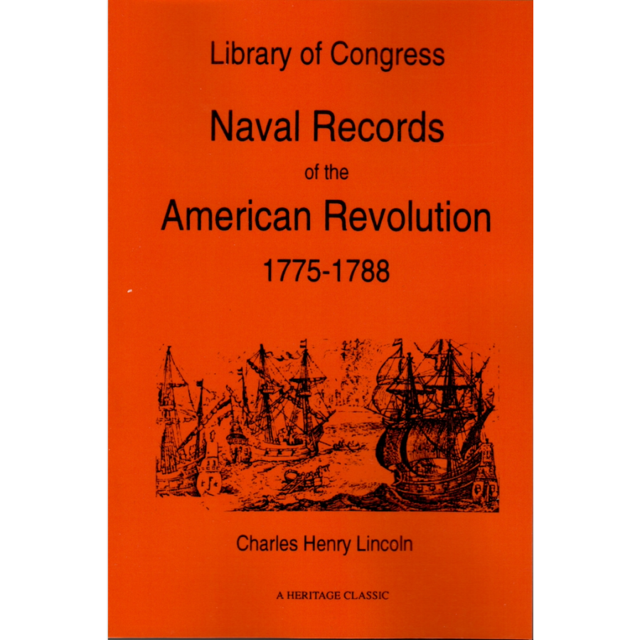 Naval Records of the American Revolution, 1775-1788