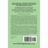 Indian Warfare in Western Pennsylvania and North West Virginia at the Time of the American Revolution back cover