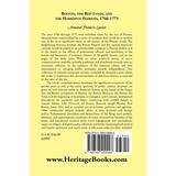 Boston, the Red Coats, and the Homespun Patriots, 1766-1775 back cover