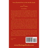 Seven Hundred Years of the Beville Family back cover