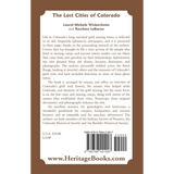 The Lost Cities of Colorado back cover