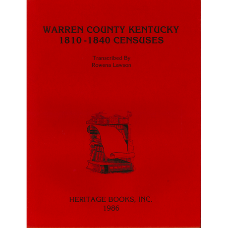 Warren County, Kentucky 1810-1840 Censuses