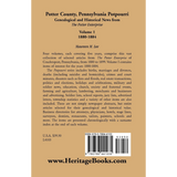Potter County, Pennsylvania Potpourri, Volume 1, The Years 1880-1884 back cover