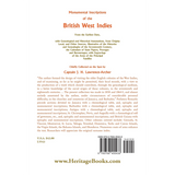 Monumental Inscriptions of the British West Indies back cover