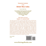 Monumental Inscriptions of the British West Indies back cover