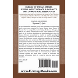 Bureau of Indian Affairs: Special Agent Horace B. Durant's 1907 Durant Roll Field Notes back cover