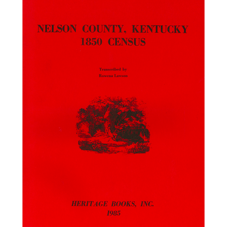Nelson County, Kentucky 1850 Census
