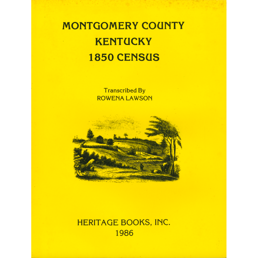 Montgomery County, Kentucky 1850 Census