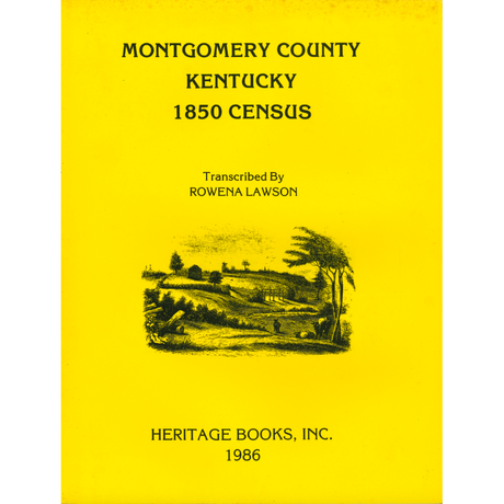 Montgomery County, Kentucky 1850 Census