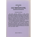 Epitaphs in Old Bridgewater, Massachusetts back cover