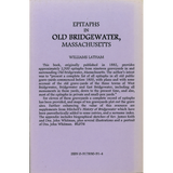 Epitaphs in Old Bridgewater, Massachusetts back cover