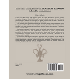 Cumberland County, Pennsylvania Cemetery Records Collected By Jeremiah Zeamer back cover