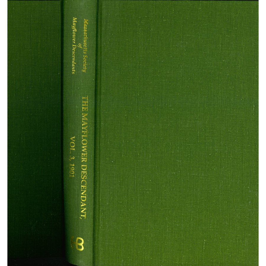 The Mayflower Descendant, Volume 3, 1901 [cloth]