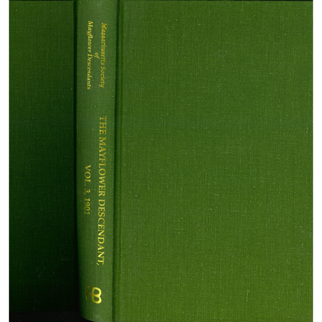 The Mayflower Descendant, Volume 3, 1901 [cloth]