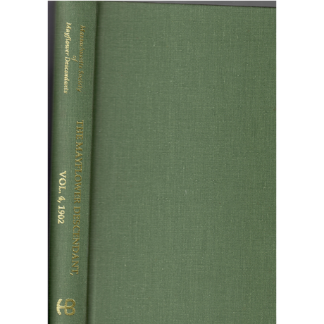 The Mayflower Descendant, Volume 4, 1902