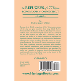 The Refugees of 1776 from Long Island to Connecticut Volume 1 back cover
