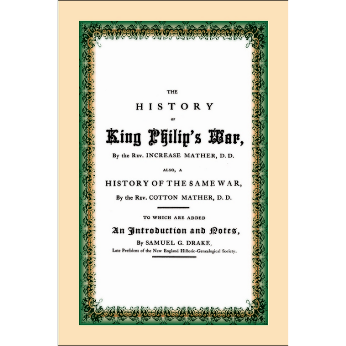 The History of King Philip's War