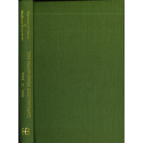 The Mayflower Descendant, Volume 22, 1920