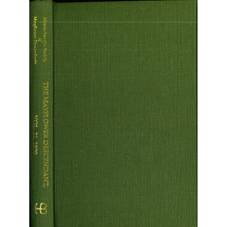 The Mayflower Descendant, Volume 22, 1920