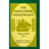 The Mayflower Descendant, Volume 23, 1921