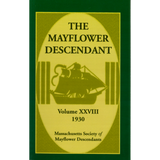 The Mayflower Descendant, Volume 28, 1930