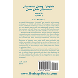Accomack County, Virginia Court Order Abstracts, Volume 2: 1666-1670 back cover