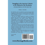 Smuggling in the American Colonies at the Outbreak of the Revolution with Special Reference to the West Indies Trade back cover